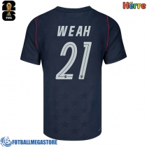 Fotballdrakt Herre Forente stater Timothy Weah #21 Bortedrakt VM 2026 Kortermet